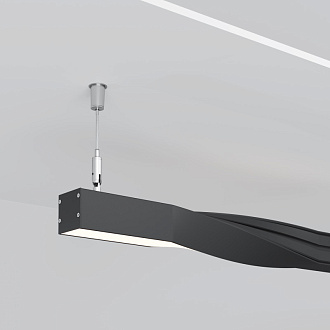 Радиусный профиль ALM-3535R-B-TR-90°-0.4M 3,5*3,5*40 см, Maytoni Led Strip черный