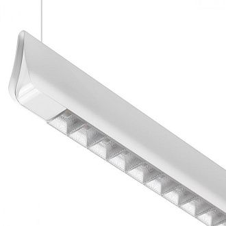 Светильник подвесной диммир. со сменой цв. температуры (управл. - пульт ДУ или прилож. Smart Life) 119*3,1*208,3- см, 1*LED*36WW, 3000-5700K, Novotech Iter NOV359551, белый