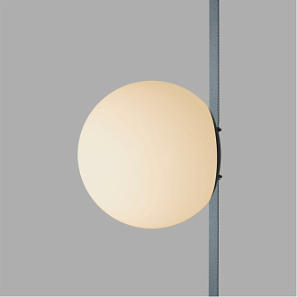 Трековый однофазный светильник 15 см, 10W, 3000K, Denkirs Belty Orb DK5551-BK, черный