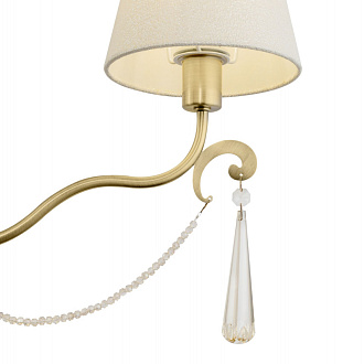 Подвесная люстра Freya Madeline FR2019PL-05BS, диаметр 70 см, бронза