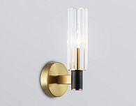 Бра 12*10*25- см, 1*E14*40W, K, Ambrella Light High Light LH55517, черный, латунь