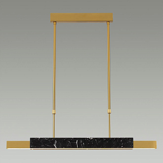 Подвесной светодиодный светильник 80*6*111 см, LED 20W 3000K Odeon Light Marmi 4361/25L античная бронза