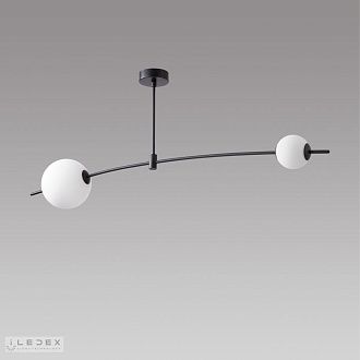 Светильник 128-50 см, LED*20W, 3000K, iLedex Epical 6827-2 BK+WH, Черный