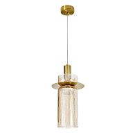 Подвесной светильник 40*20 см, 1*LED, 7W, 3000K Arte Lamp Adagio A2791SP-1AM, Латунь