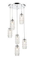 Подвесной светильник  47*152 см, 6*E14 хром Vele Luce Lily VL5583P16
