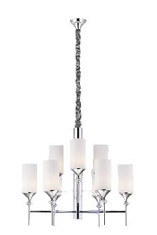 Люстра  700*650-1500, 9*E14, 40W NewRgy Модерн 8903/6+3CR CHROME, Хром