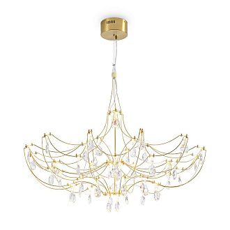 Подвесной светильник *90*90-150 см, *LED*25W, Freya Amela FR6138PL-L30BS, Латунь