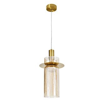 Подвесной светильник 40*20 см, 1*LED, 7W, 3000K Arte Lamp Adagio A2791SP-1AM, Латунь