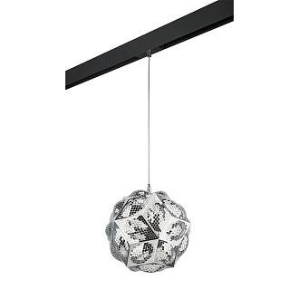Комплект с подвесом Fermo для трека PRO 3*186 см, 1*E27*6W, Хром Lightstar Fermo PRO724314