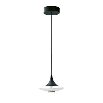Подвес 15*150 см, 1*LED, 6W, 4000K, Favourite Wilet 4656-1P, чернный матовый