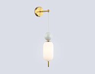 Бра со сменной лампой 10*20*57- см, 1*G9*28W, K, Ambrella Light High Light LH53108, латунь