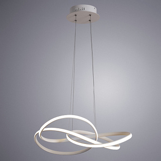 Подвесной светодиодный светильник Arte Lamp Presto A2522SP-2WH белый, диаметр 68 см