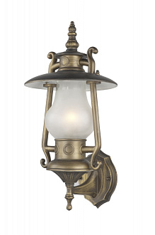 Уличный светильник Favourite Leyro 1496-1W, D210*W215*H430, золотисто-коричневый
