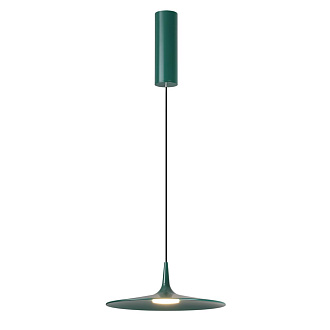 Уличный светильник  25*80 см, 1*LED*12W Odeon Light SOMBRA 7037/12L темно-зеленый