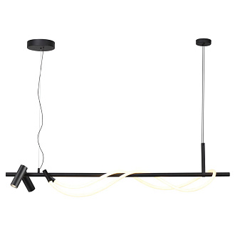 Подвесной светильник 21*144* см, LED 30 W, 4000K ДневнойК Черный Odeon Light Hightech 4391/30L IP