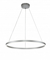 Подвесной светильник 800*1000*100/1240 мм, 1*LED 123W 3000-5700K серебро Indigo Galass V000018L, 14001/1P Silver