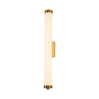 Бра Favourite Tectoria 3000-1W, D80*W110*H500, латуни, плафон из искусственного белого мрамора