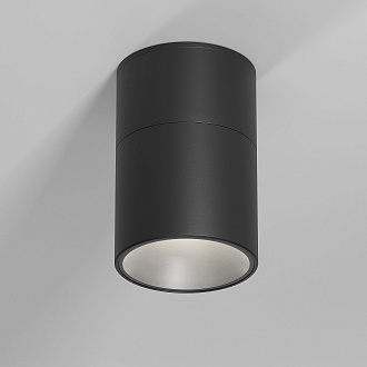 Светильник потолочный светодиодный 7 см, 9W, 4000K, Elektrostandard Rolly 25112/LED, черный 