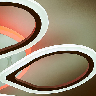 Люстра потолочная Citilux Транай Смарт CL235A150E, 65W LED, 3000-5500K, диаметр 70 см, белый