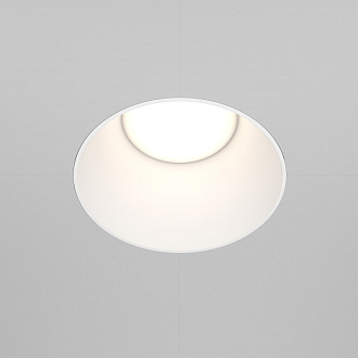 Светильник 14 см, Maytoni Downlight Share DL051-01-GU10-RD-W, белый, вр 9,3 см