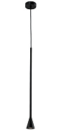 Светильник подвесной 8 см, Crystal Lux ENERO SP1 BLACK черный