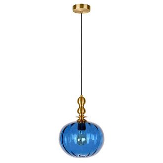 Подвесной светильник *25*-22,5 см, 1*E27*40W, LOFT IT Melon 10426 Blue, бронзовый