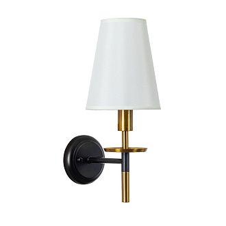 Бра 26*15*38 см, 1 E14*40W,  К, Arte Lamp Riccardo A4075AP-1BK, Черный