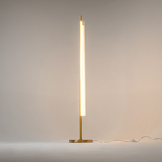 Торшер 25*148 см, LED 15W 3000K Maytoni Modern Loom MOD258FL-L15BS3K латунь