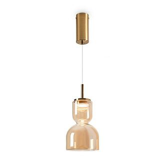 Подвесной светильник *14*45-235 см, 1*LED*6W, 3000K, Freya  FR5636PL-L6AM, Латунь