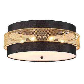 Потолочный светильник 50*20 см, 5*E27 Lumion ANIMAISA 8003/6C черный, золотой