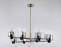 Подвесная люстра **71- см, 8*E14*40W, K, Ambrella Light High Light LH57043, черный, темная латунь