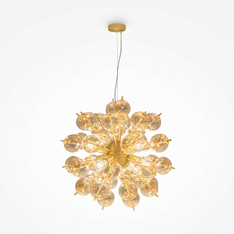 Подвесная люстра Maytoni Bolla MOD133PL-08BS, диаметр 64 см, латунь