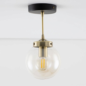 Светильник подвесной Citilux Планета CL105115, черный-бронза