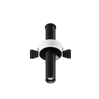 Встраиваемый светильник 3*3*21,6 см, LED, 7W, 4000К, Maytoni Technical Focus T C140TRS-L200-7W4K-B черный, вр 8 см