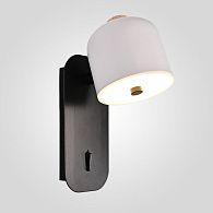 Бра STILLE Бело-Черный 8*15*22 см, 1*LED*7W, 3000, 4000, 5000K, ImperiumLoft STILLE01, Чёрный