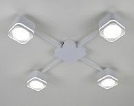 Люстра Ø660 x H100, мм, 4*15W (60W), WH (БЕЛЫЙ) Rilon PRD-C 1193S WH