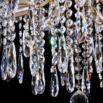 Подвесная люстра Citilux Селена CL302183, диаметр 55 см, бронза