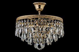 Люстра потолочная *30*23 см, 4*E27*60W, Arti Lampadari Castellana Gold Castellana E 1.3.30.608 G, золотой