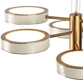 Светильник 76 см, 99W, 2000-4000K, Odeon Light 5450/99L, бронза