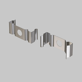 Комплект креплений (для профиля ALM003S-2M) 10 шт.  1*25*10 мм Maytoni Led strip Серый ALM003MT