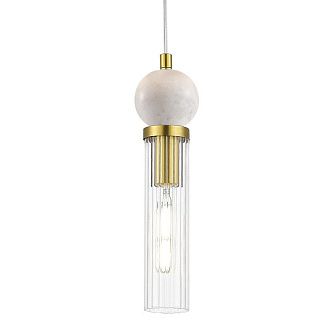 Подвесной светильник 7*200 см, 1*E14*40W, ST-Luce  SL1244.303.01, латунный