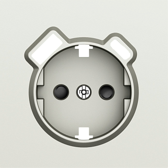 Donel S08 шампань накладка для розетки Schuko с зарядным устройством USB A+C,  со шторками 16A 250 В~,серия DB, DS22951