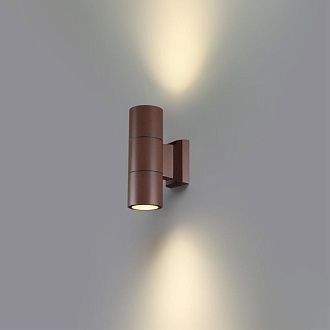 Светильник ландшафтный 18,5*11,5*- см, 2*GU10*50W, Novotech LANDSCAPE 370989, коричневый
