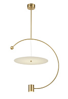 Подвесной светильник  45*180 см, 1*LED латунь Vele Luce Andromeda VL7284P11