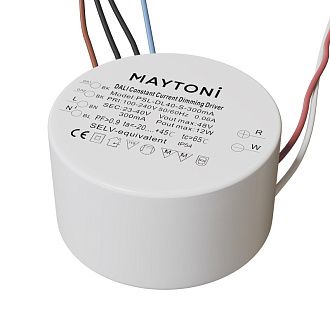 Блок питания 4,5*4,5*2,5 см, Maytoni Technical psl-dl PSL-DL40-S-300mA белый