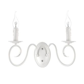 Бра *36*23 см, 2*E14*40W, Arti Lampadari Amaro White Amaro E 2.1.2 W, Белый