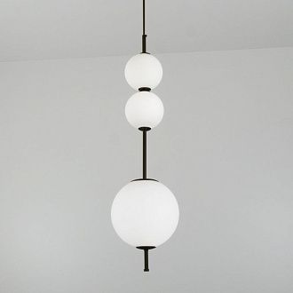 Светильник ElegantLight DZN-13548 ЧЕРНЫЙ  D200/H850-2000/3/LED/18W/4500K (150+200+100mm) 24-12