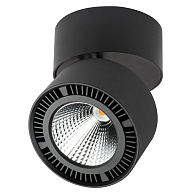 Светильник накладной 12,6 см, LED*40W, 3 000 К, Черный Lightstar Forte Muro 213857