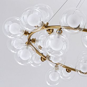 Подвесной светильник 95*80/110 см, 32*G9 MODESTYLE MS.6030.32 BS латунь