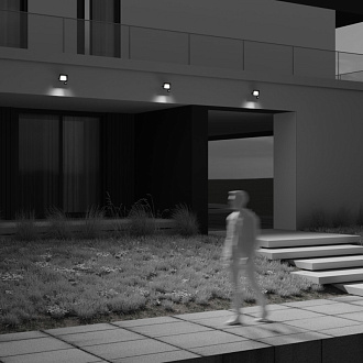 Прожектор 17 см, 30W, 6500K, Maytoni Flood FL001-L30B6KSR, черный